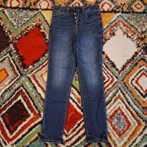 Express Dark Blue Women's Skinny Jeans